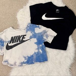 2 NIKE crop shirts